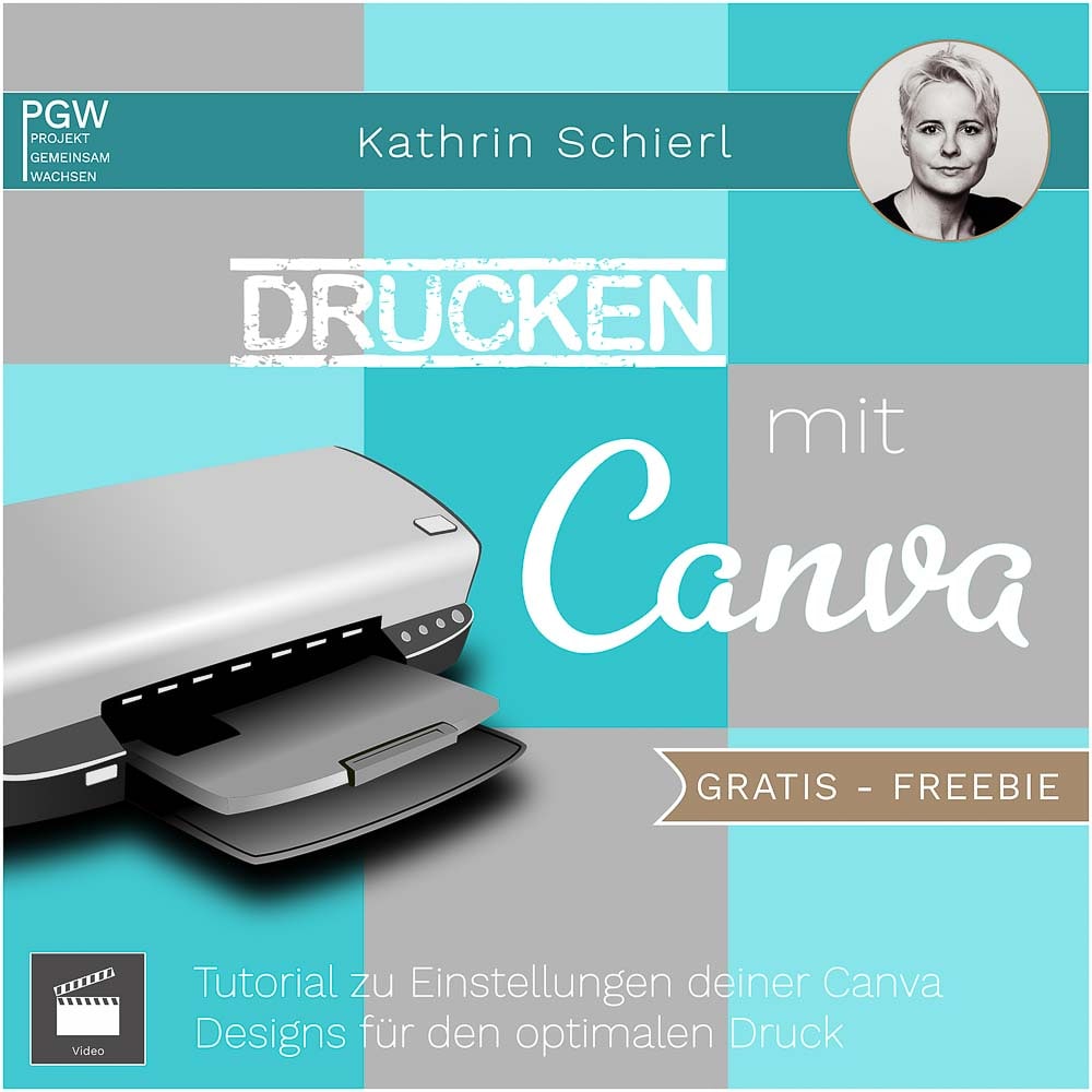 Drucken mit Canva - Freebie