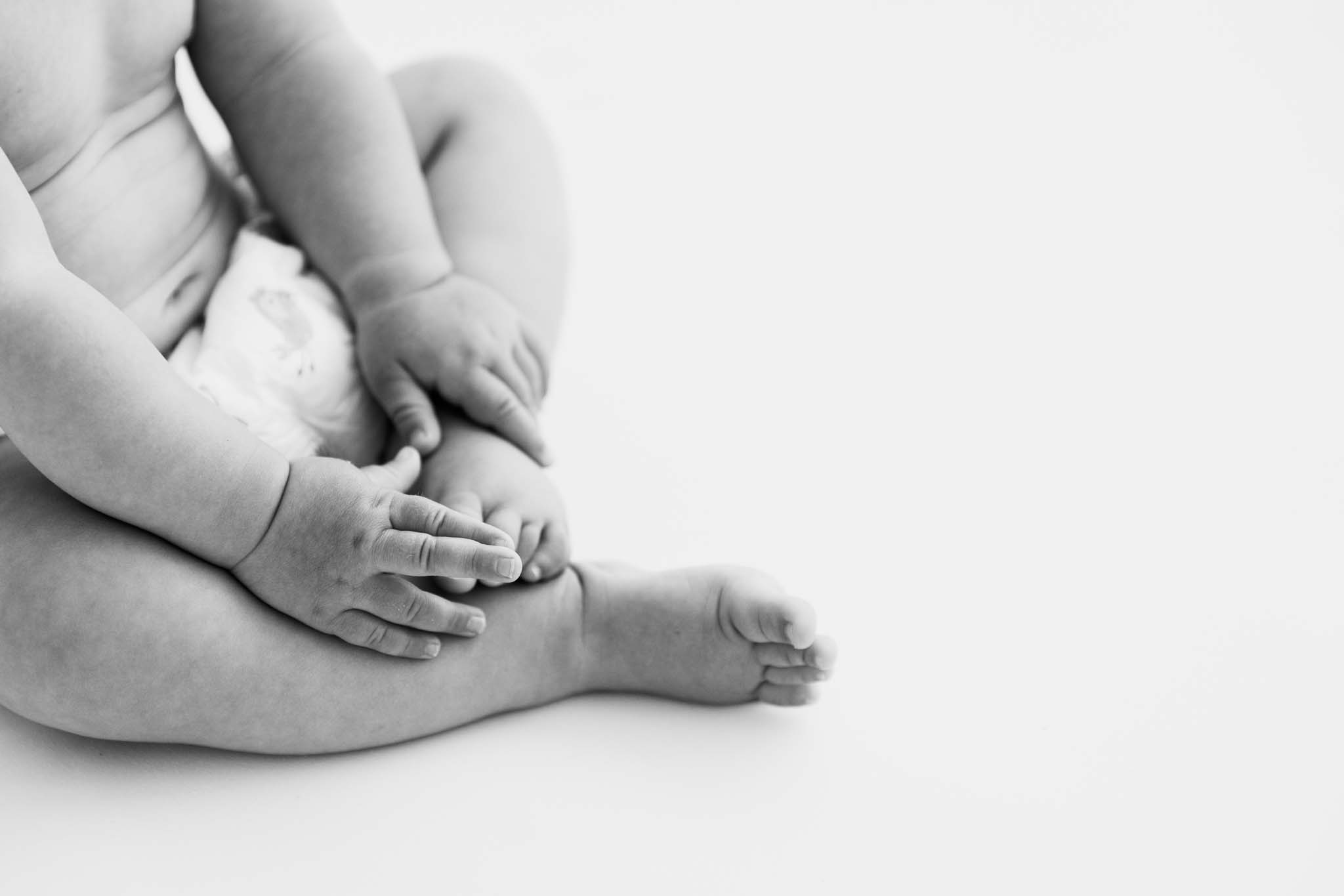 Detailfoto Babyfinger und Zehen