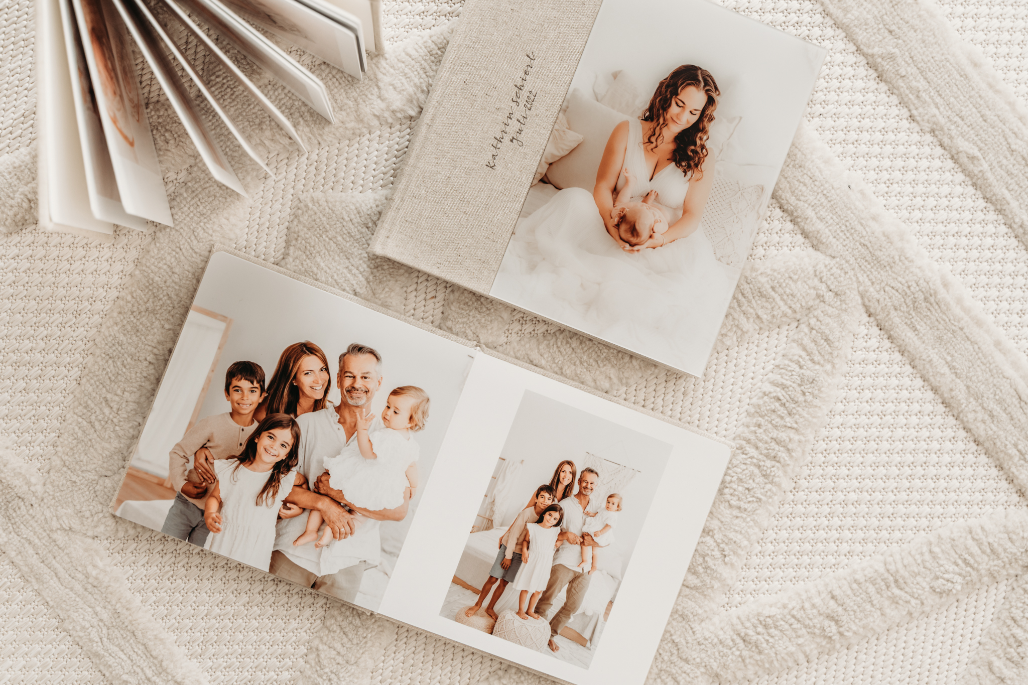 Fotoalbum Leinen mit Acrylglas, Kathrin Schierl Fotografie