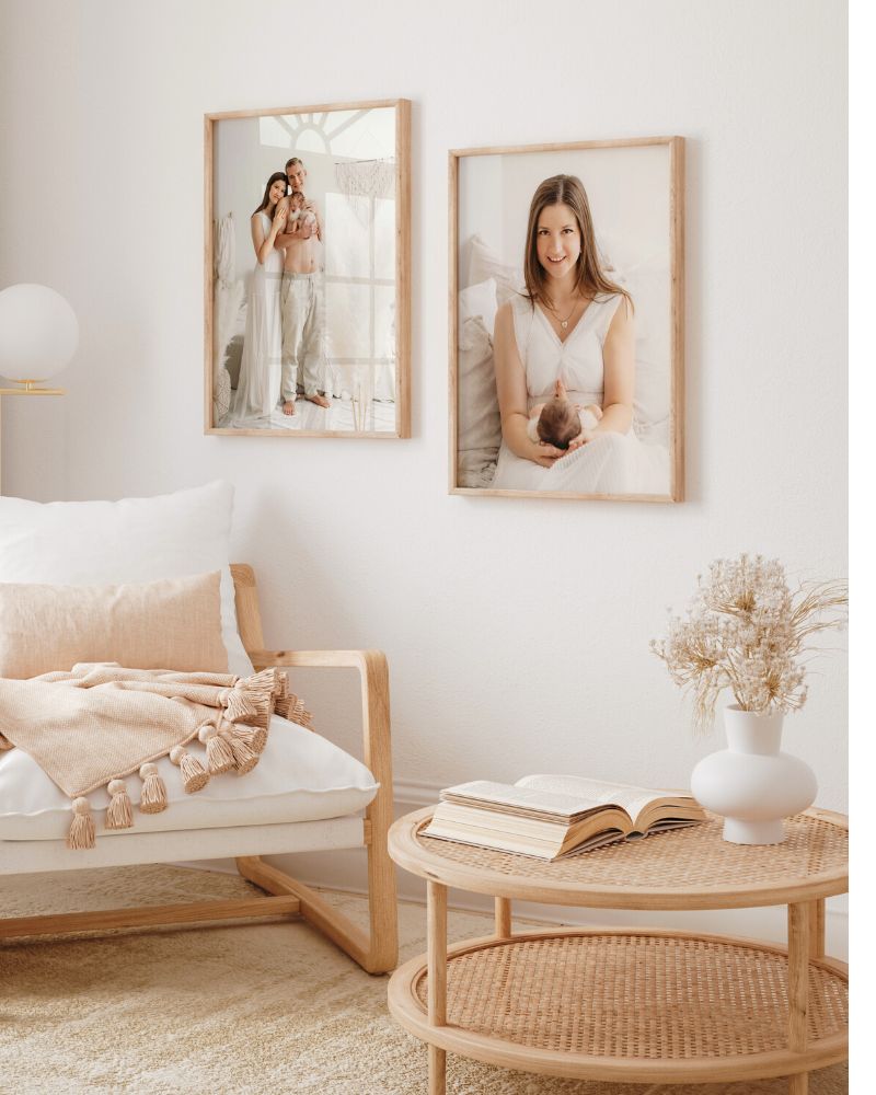 wandbild neugeborenes und familie wandbild neugeborenes und familie